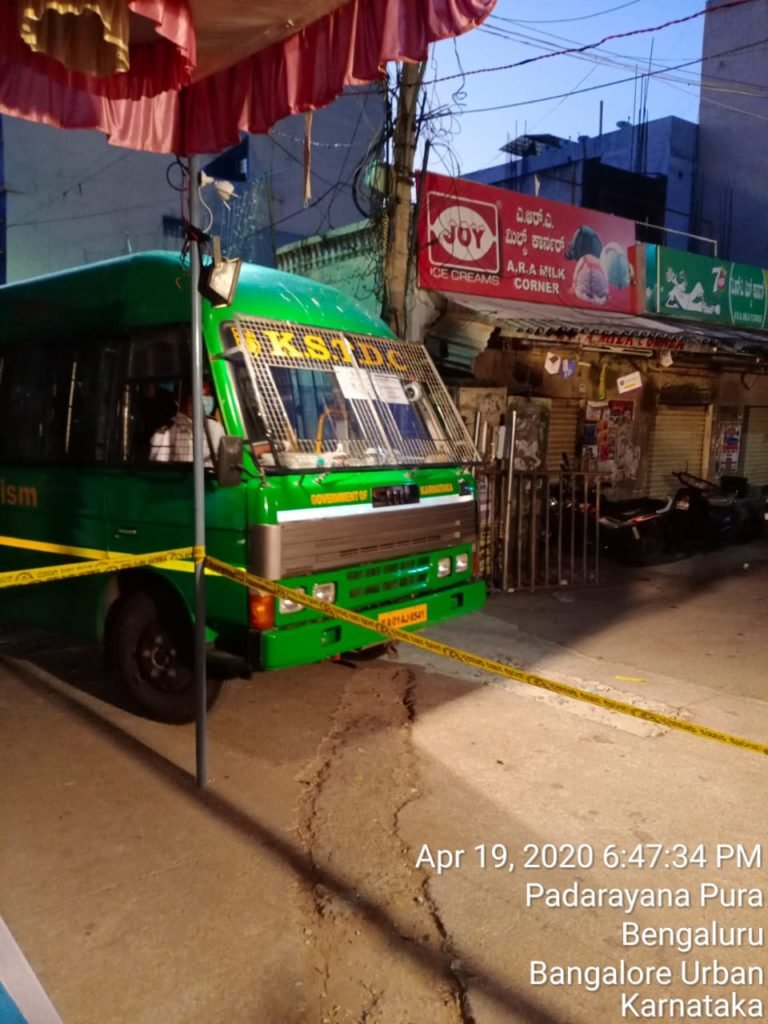 Tension at Padrayanapura Over Quarantine 2