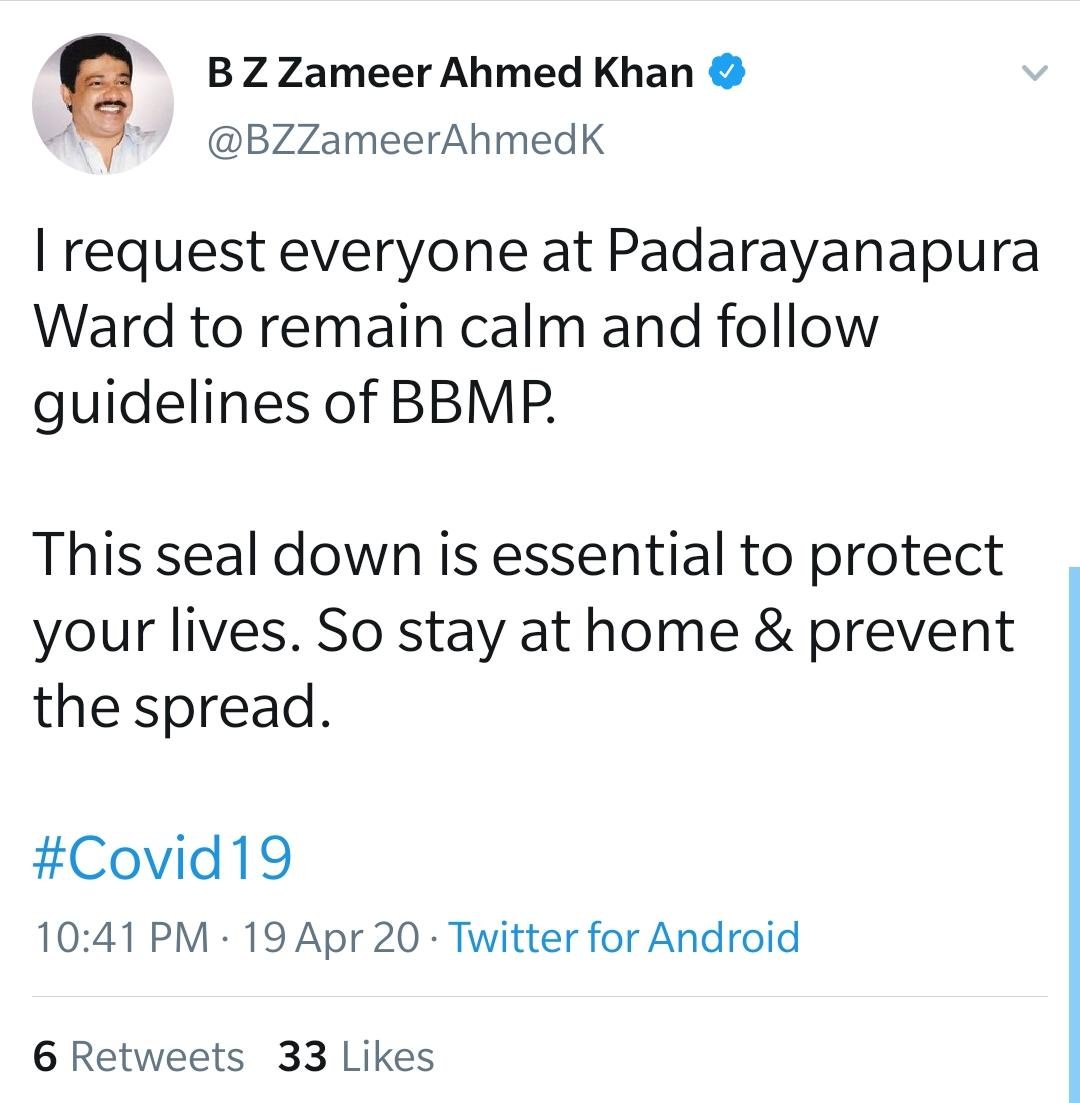 Tension at Padrayanapura Over Quarantine 6