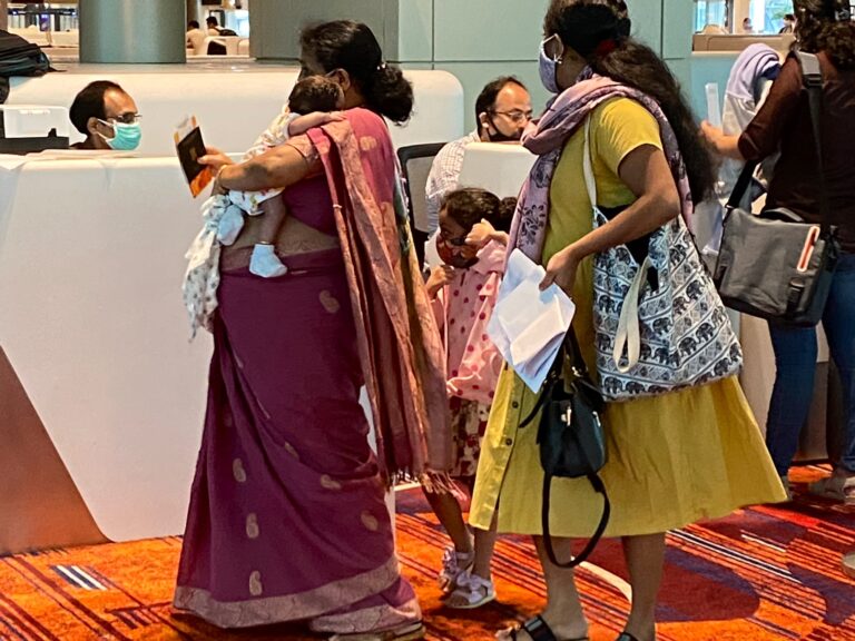 42 Kannadigas arrive from Singapore