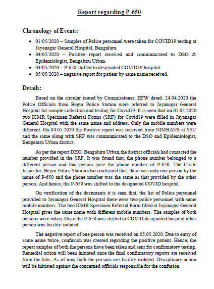 P650, Begur cop, is now negative 2