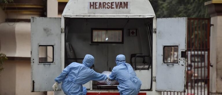 Covid Death Hearse Van