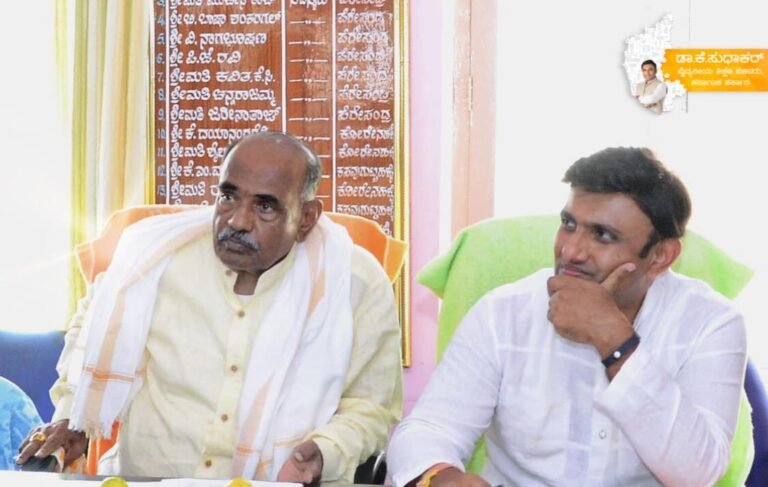 Dr K Sudhakar with his father