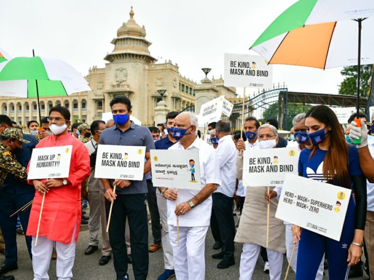 CM ‘walks’ the talk on Mask Day