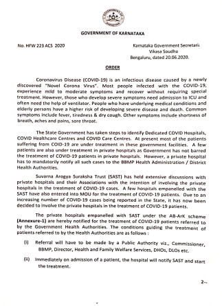 518 private hospitals statewide – 44 in Bengaluru – to treat Covid cases 2