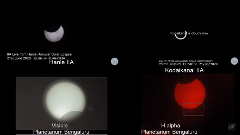 Solar eclipse partially visible in Bengaluru