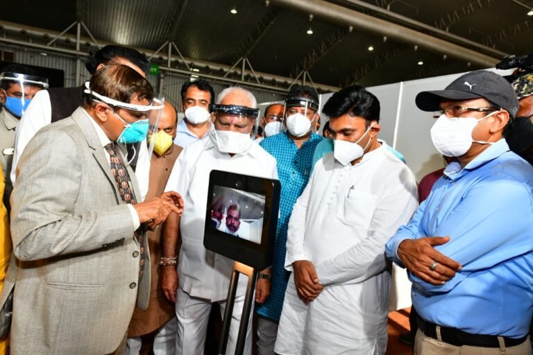 CM visited Covid Care Centre