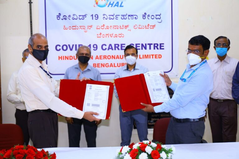 HAL sets up Covid unit in 16 days, hands it over to BBMP