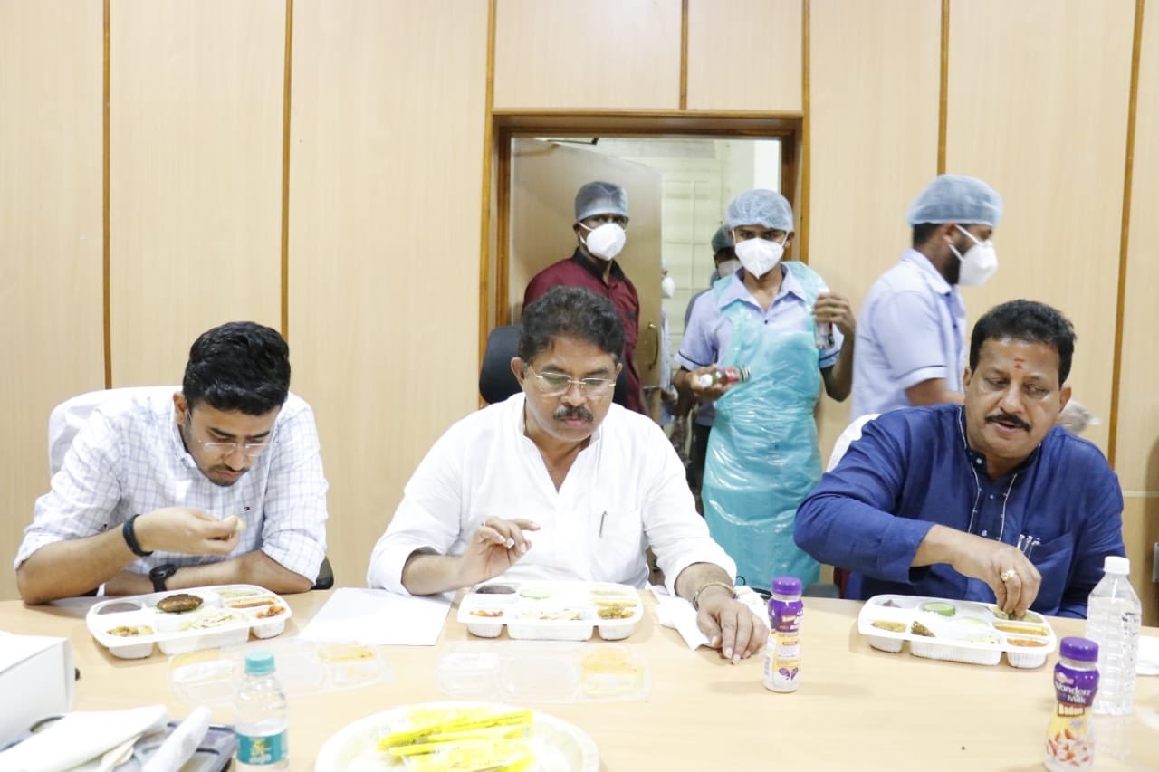 R Ashoka, Tejasvi Surya, SR Vishwanath