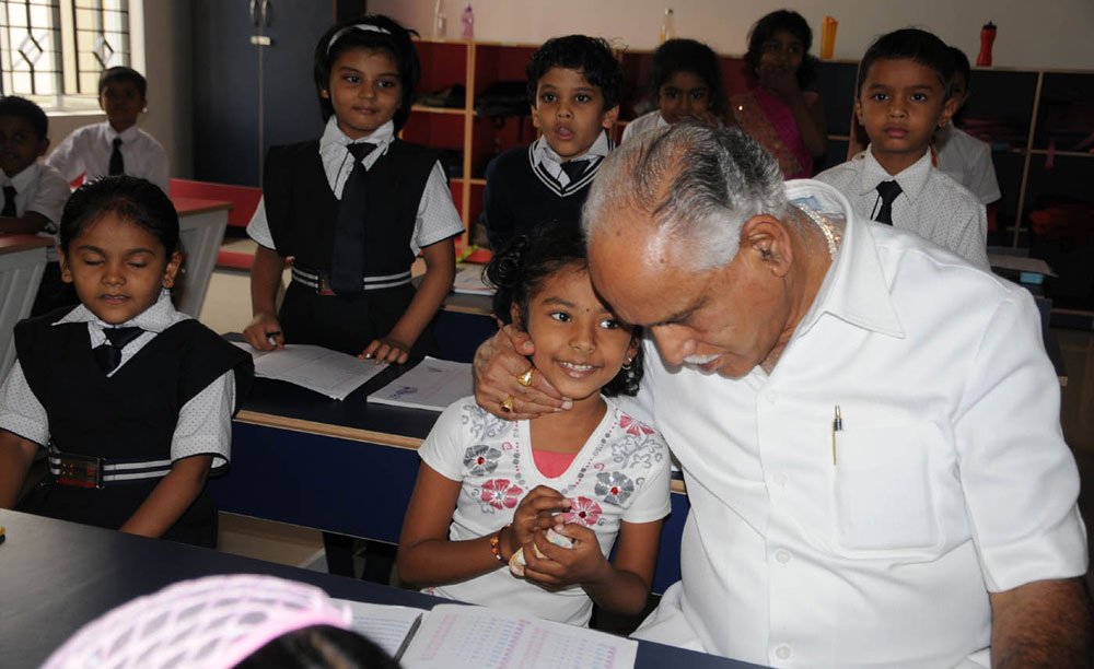 CM with School Children