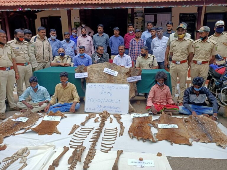 Kollegal Gang of 4 poachers arrested