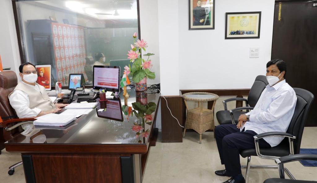 Ramesh Jarkiholli with Naddda