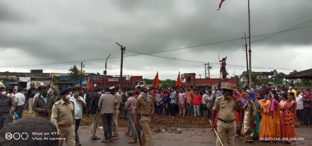 Belagavi tense after Sangoli Rayanna statue is unveiled at midnight