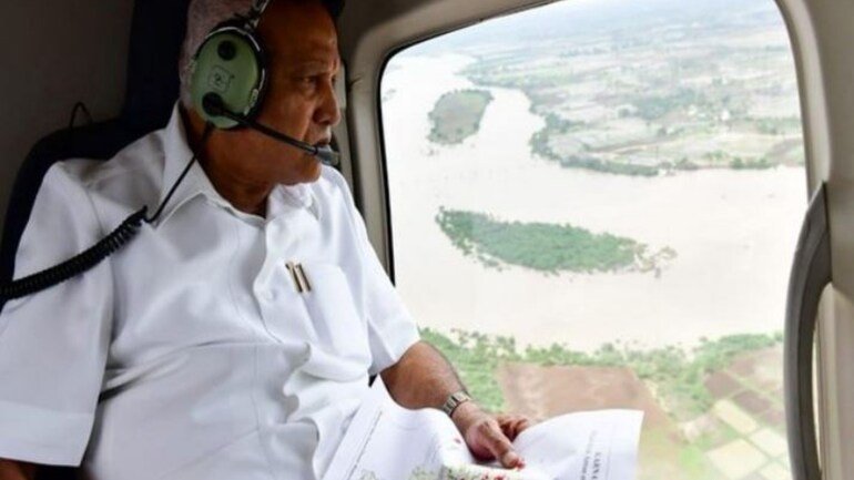 Yediyurappa flood inspection