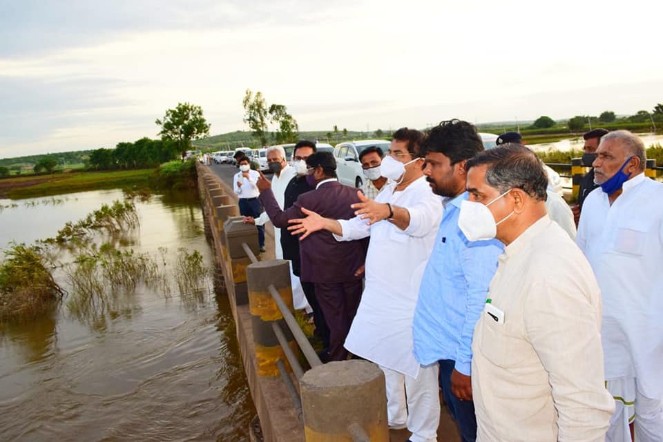 R Ashoka flood inspection