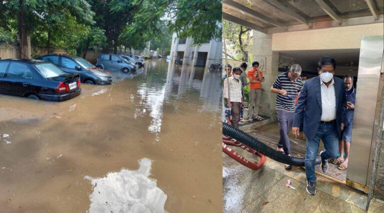 East Bengaluru battered by heavy overnight showers, records 136 mm rain