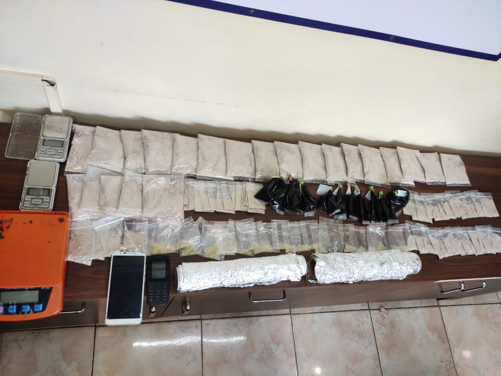Cops seize drugs worth Rs 3.3 crore near K R Market metro station Duo had brought narcotics hidden in pipes from Rajasthan