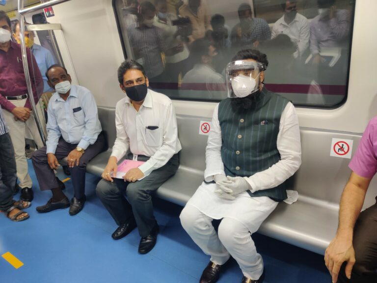 Health Minister checks out metro safety measures
