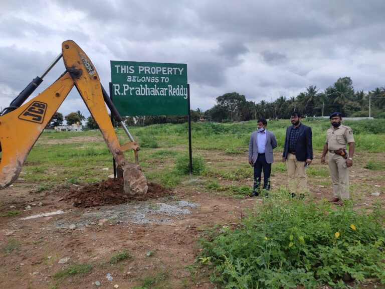 Officials recover encroached government worth Rs 100 crore