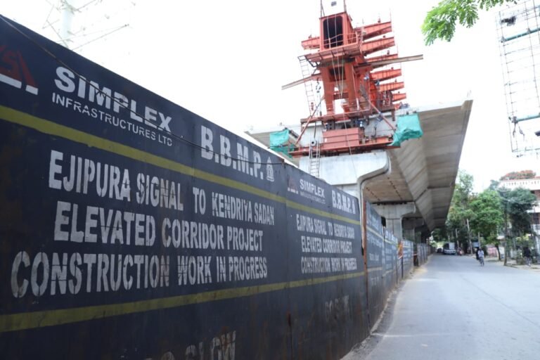 Four years on, Ejipura-Sony World Junction Elevated Corridor still a work in progress