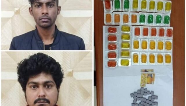 CCB police nab two drug peddlers LSD, marijuana seized from accused