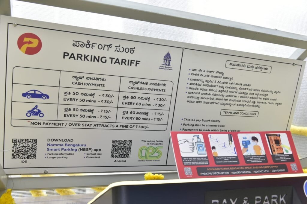 ‘Smart Parking’ scheme kicks off on Cunningham Road 87 roads in CBD will be covered, annual revenue will be Rs 31.56 crore