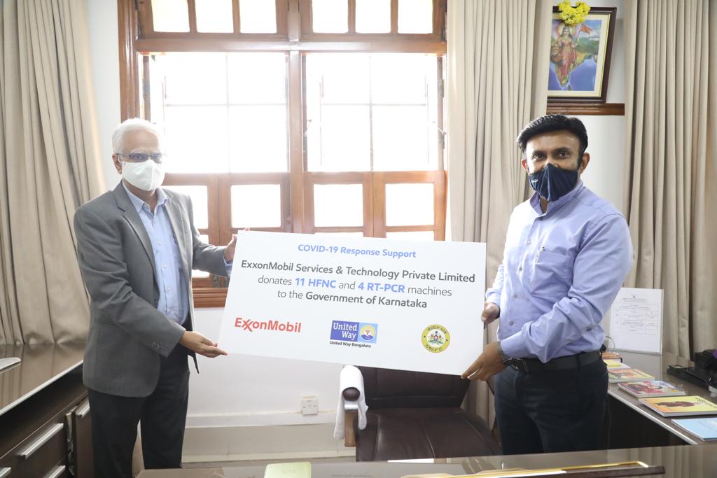 ExxonMobil and 3M donate Covid equipment for govt hospitals