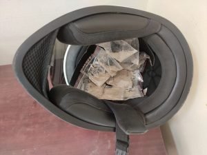Youth caught with brown sugar stuffed in helmet Cops seize 90 grams of brown sugar, register case
