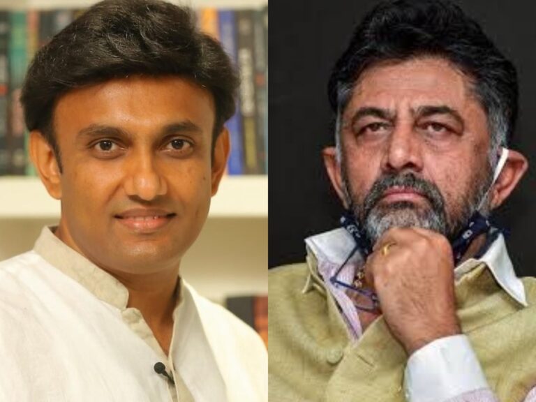 Dr K Sudhakar and DK Shivakumar