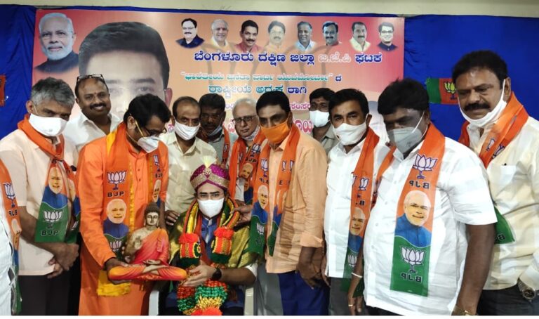 MP Tejasvi Surya felicitated on appointment as BJP youth wing president