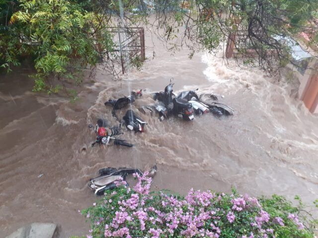 Rain turns parts of Bengaluru into mini rivers Dattatreya Layout in Hosakerehalli, Koramangala 4th Block among the worst-hit