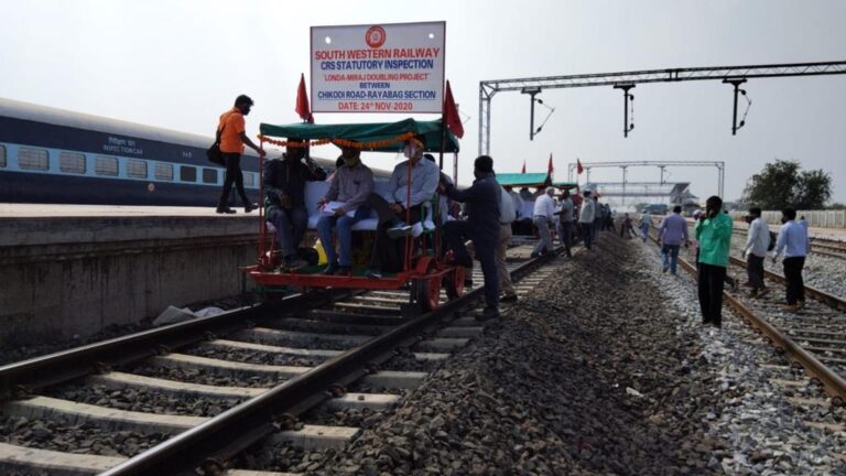 CRS conducts statutory inspection of newly laid double line