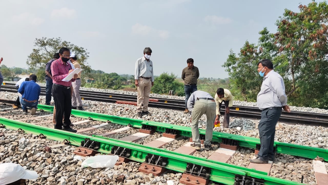 CRS conducts statutory inspection of newly laid double line