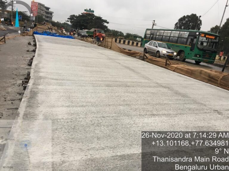 Thanisandra Main Road White Topping