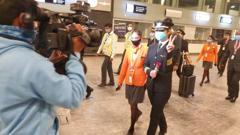Air India flight with all-woman cockpit crew successfully lands at Bengaluru airport