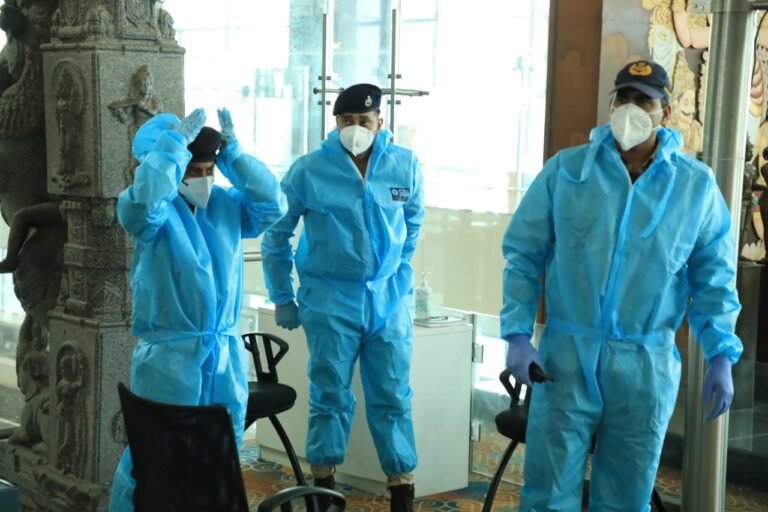 Sudhakar visit to Airport