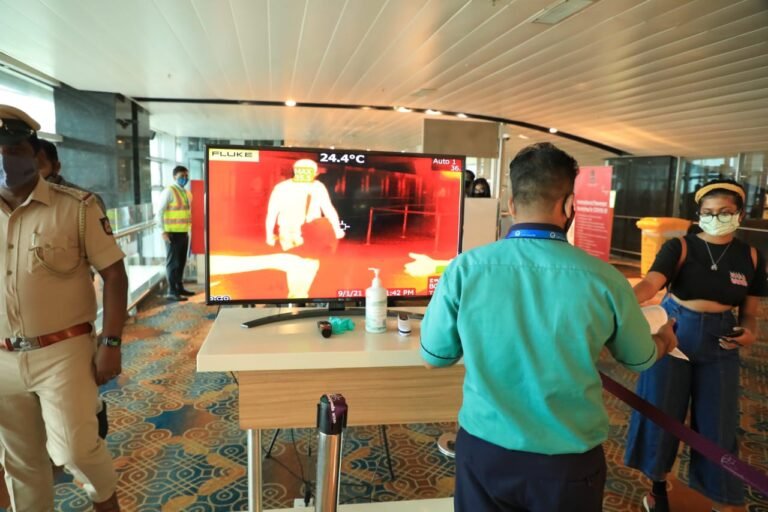 Sudhakar visit to Airport