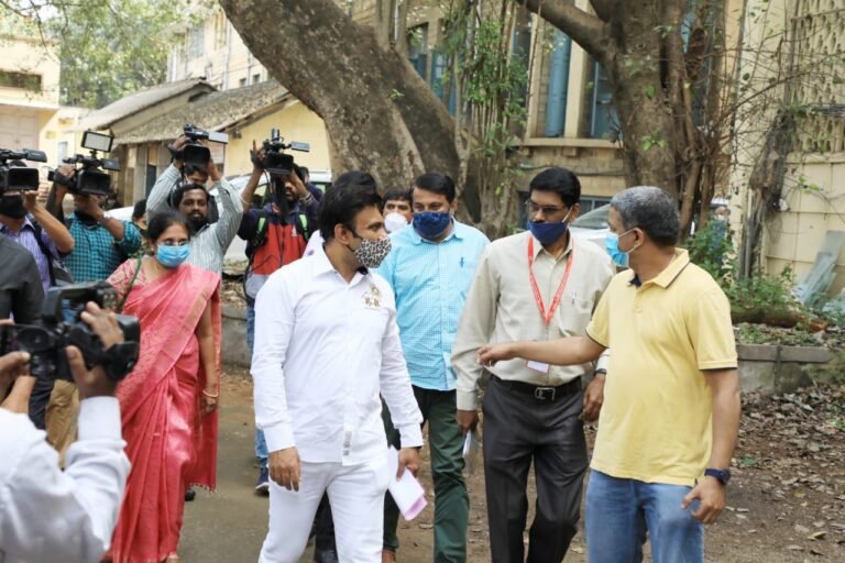 Sudhakar at covid vaccination storage center