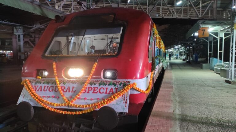 Maiden run of train connecting Bengaluru with airport begins