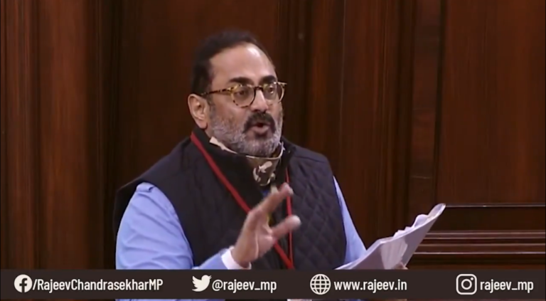 BJP leader Rajeev Chandrasekhar