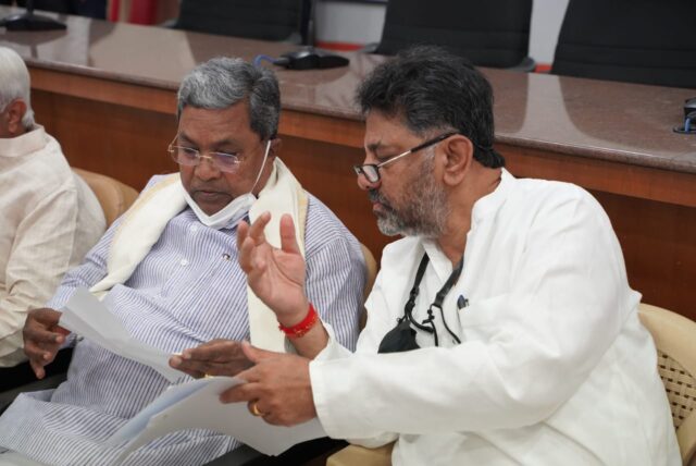 DK Shivakumar and Siddaramaiah