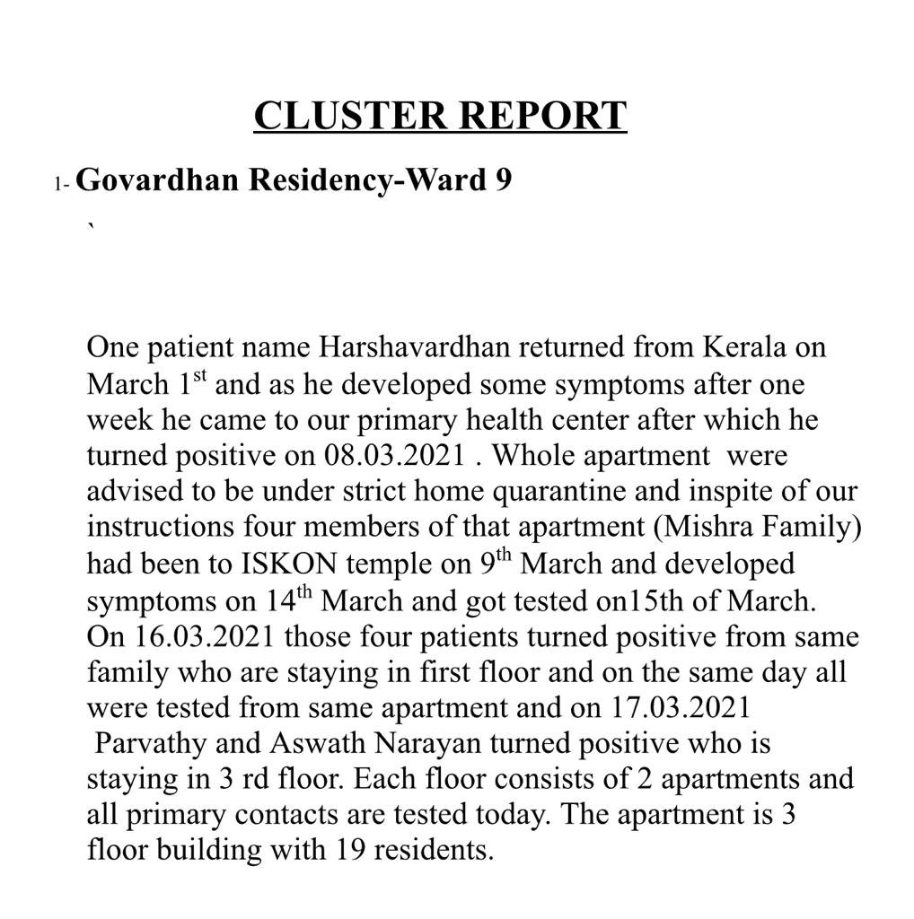 3 new clusters with 20 Covid-positives in North Bengaluru 2
