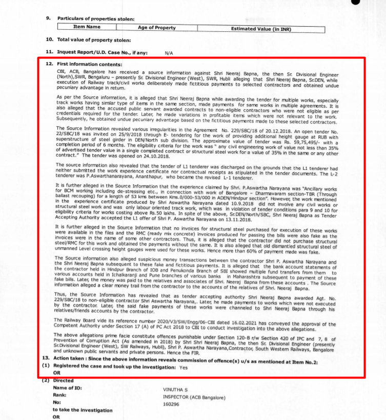 CBI books top SWR official in Rs 60-lakh fake payments scam 5