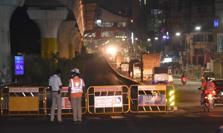 MG Road Night Curfew