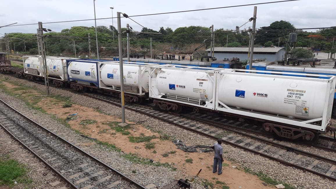 More oxygen trains arrive in Karnataka