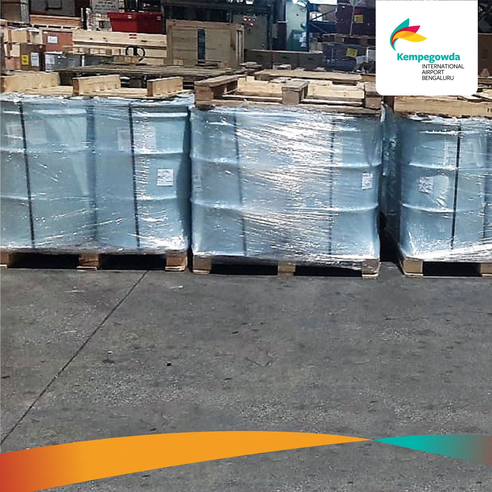 34,200 kg of oxygen production raw material lands at Bengaluru airport from Rome