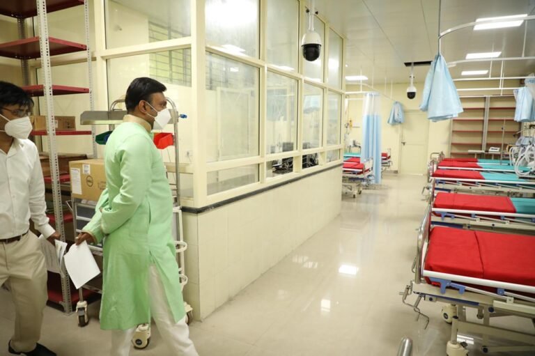 COVID-19 100 ICU beds being set up in Bengaluru through CSR CV Raman Hospital3