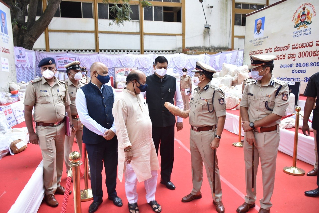 Seized narcotics worth over Rs 50 crore destroyed in Karnataka 3