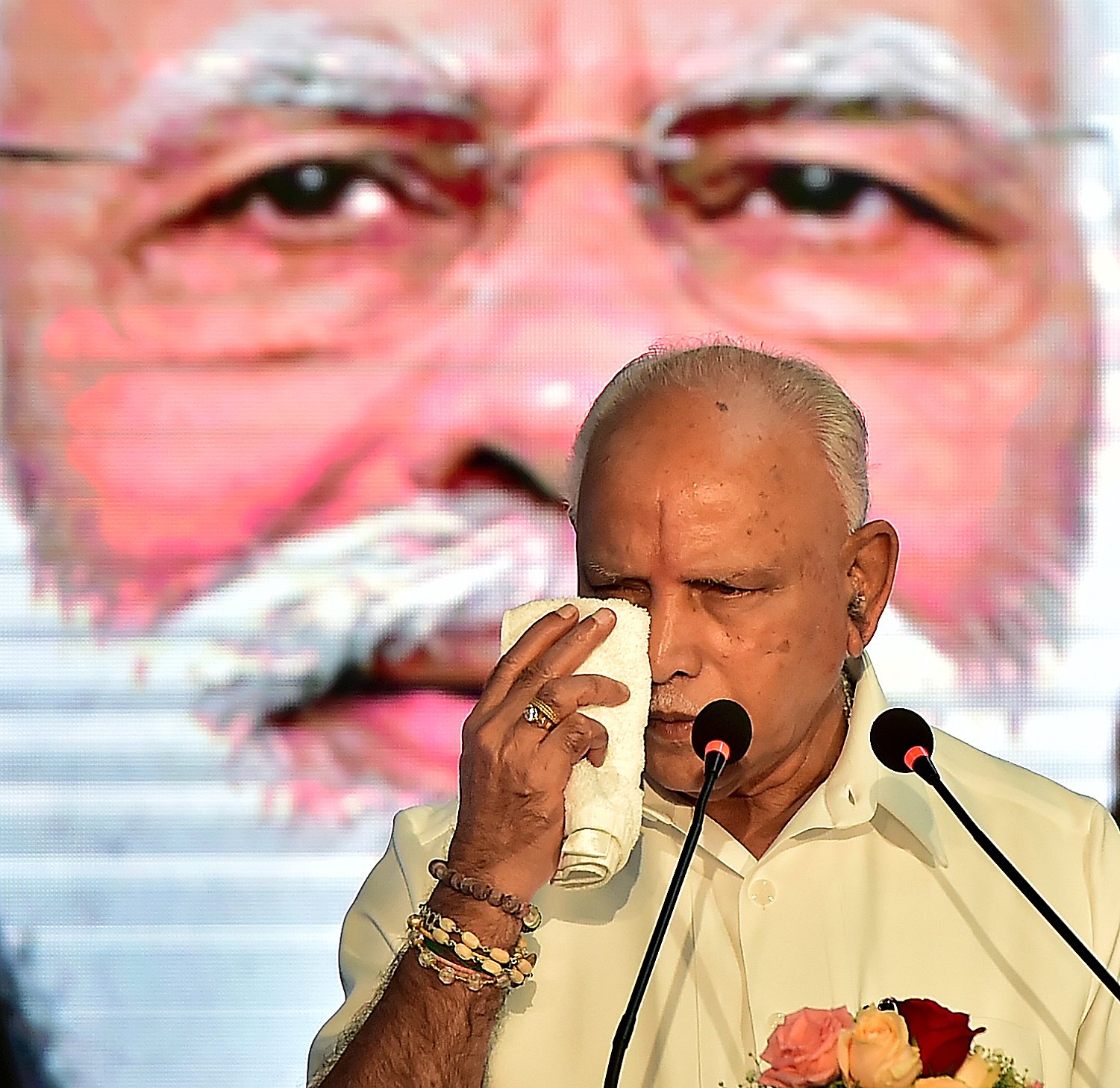 Emotional Yediyurappa resigns as CM, terms two-year tenure as 'trial by fire'