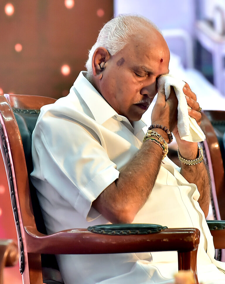 Emotional Yediyurappa resigns as CM, terms two-year tenure as 'trial by fire'