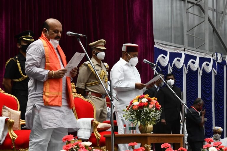 Basavaraj Bommai takes oath as Chief Minister of Karnataka